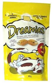 DREAMIES Z SEREM - przysmak dla kota 60g