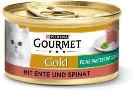 Gourmet Gold 85g Mus kaczka ze szpinakiem