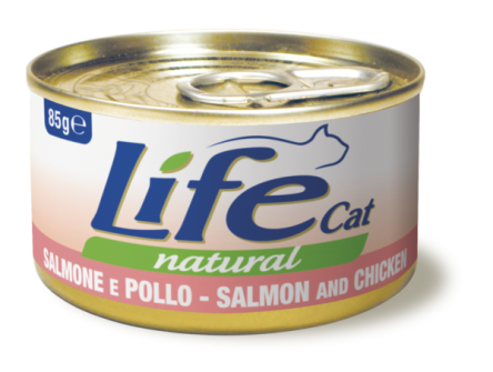 Lifecat 85g kons.łosoś kura