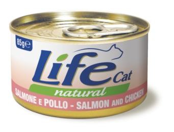 Lifecat 85g kons.łosoś kura