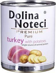 Dolina Noteci 800g PURE indyk ziemniaki