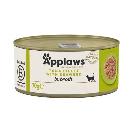 Applaws 70g puszka tuńczyk/wodorosty bulion