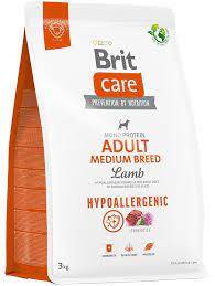 Brit Care dog hypoallergenic adult medium lamb 3kg