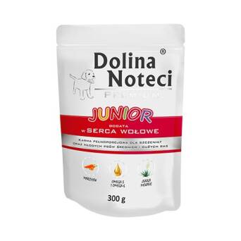 DOLINA NOTECI Junior serca wołowe 300g