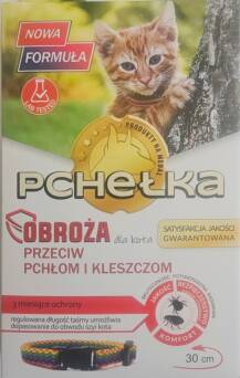 PCHEŁKA obroża dla kota insekt.ozdobna