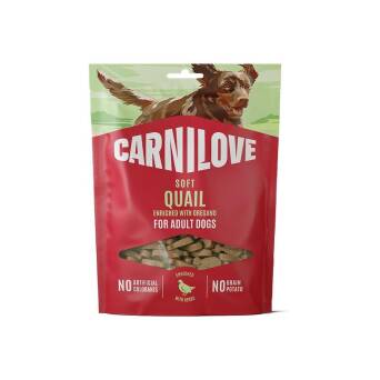 CARNILOVE Soft przysmak pies Snack Quail&Oregano 200g 