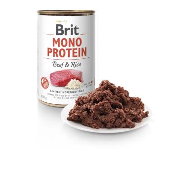 Brit kons 400g protein beef & rice 