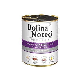 DOLINA NOTECI pies Królik z żurawiną 800g