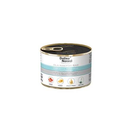 DOLINA NOTECI pies dla małych ras cielęcina, pomidor i makaron 185g