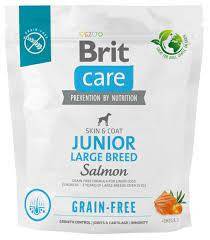 Brit Care dog grain-free junior large salmon 1kg