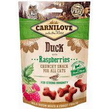 Carnilove cat 50g snack fresh duck+raspber 