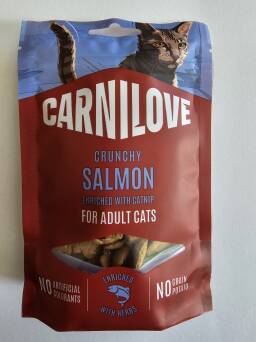 Carnilove cat snack 50g crunchy salomon