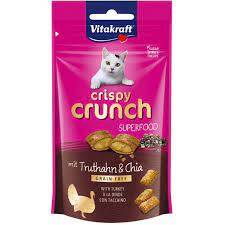 Vitakraft cat crispy crunch indyk/chia 60g