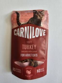 Carnilove cat snack 50g soft turkey
