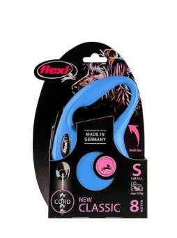 Flexi 1-5/S classic niebieska New Cord 12kg