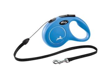 Flexi 1-5/S classic niebieska New Cord 12kg