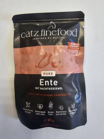 Catz 85g sasz.purrr finefood 115 kaczka