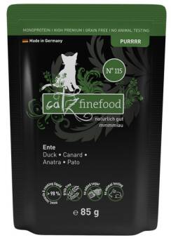 Catz 85g sasz.purrr finefood 115 kaczka