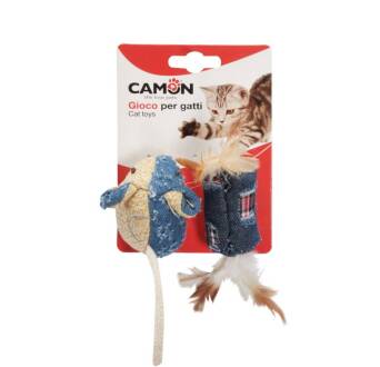 Camon cat toy mysz cylinder 2szt