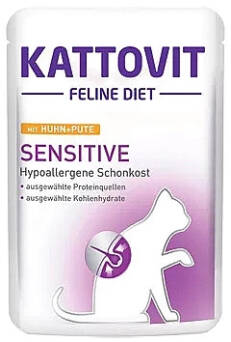 Kattovit 85g sasz.sensitive kura+indyk dieta kot